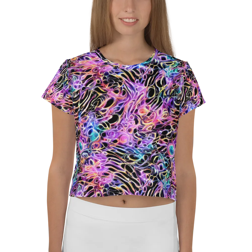 Afterglow Surge on Crop Tee — Front