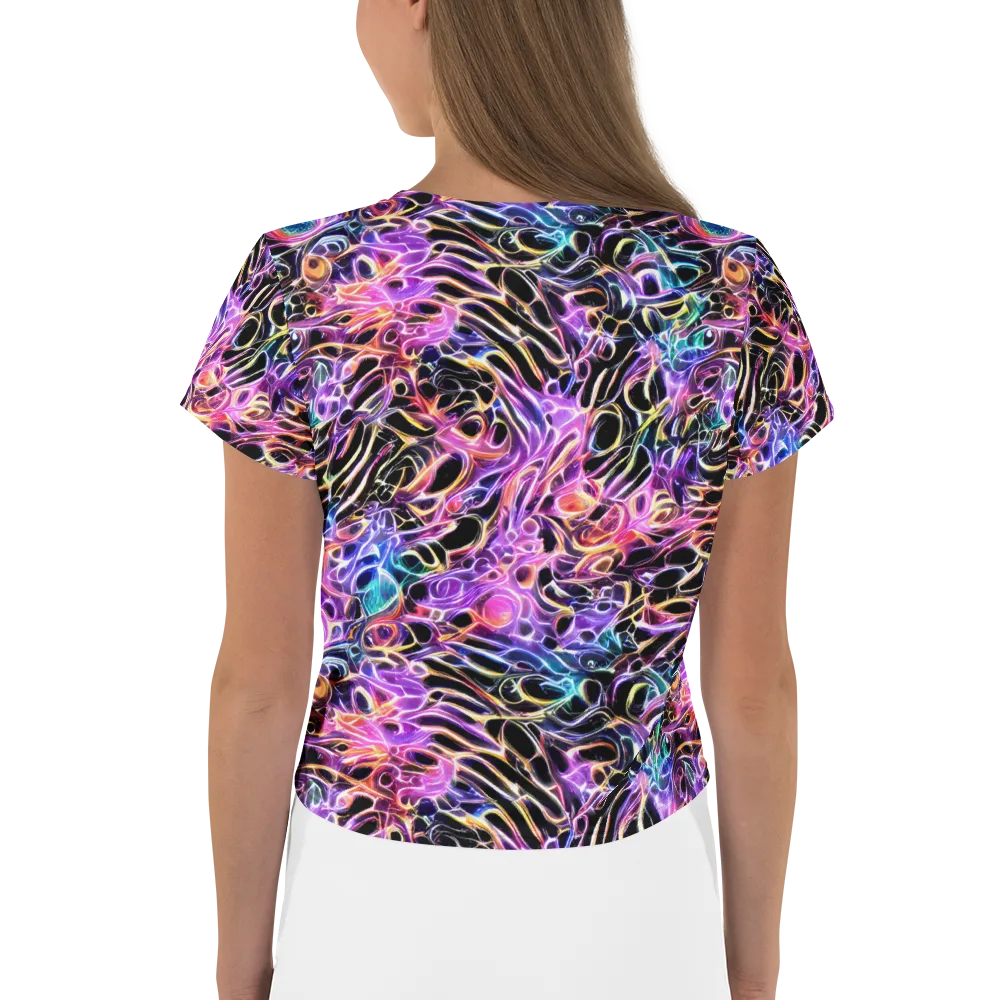 Afterglow Surge on Crop Tee — Back