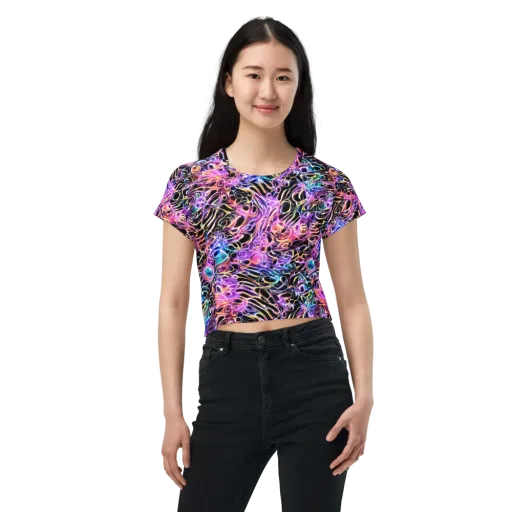 Afterglow Surge on a Crop Tee