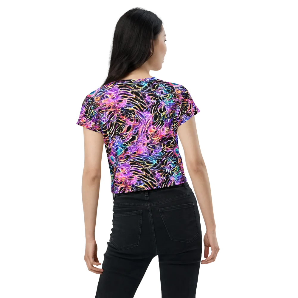 Afterglow Surge on Crop Tee — Back