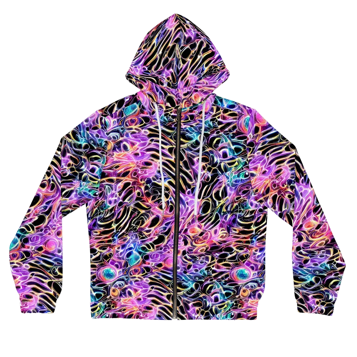 Afterglow Surge on Women's Full-Zip Hoodie — Front