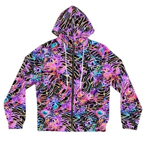 Afterglow Surge on a Women's Full-Zip Hoodie