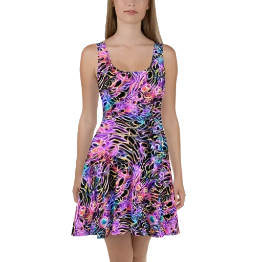 Afterglow Surge on a Skater Dress