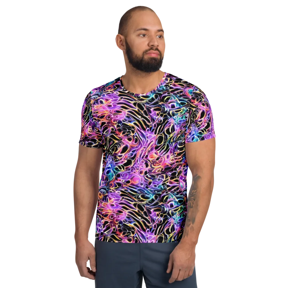 Afterglow Surge on Men's Athletic T-Shirt — Front