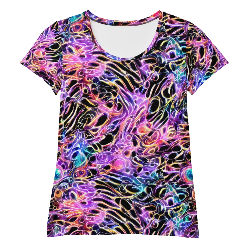 Afterglow Surge on Women's Athletic T-Shirt — Front