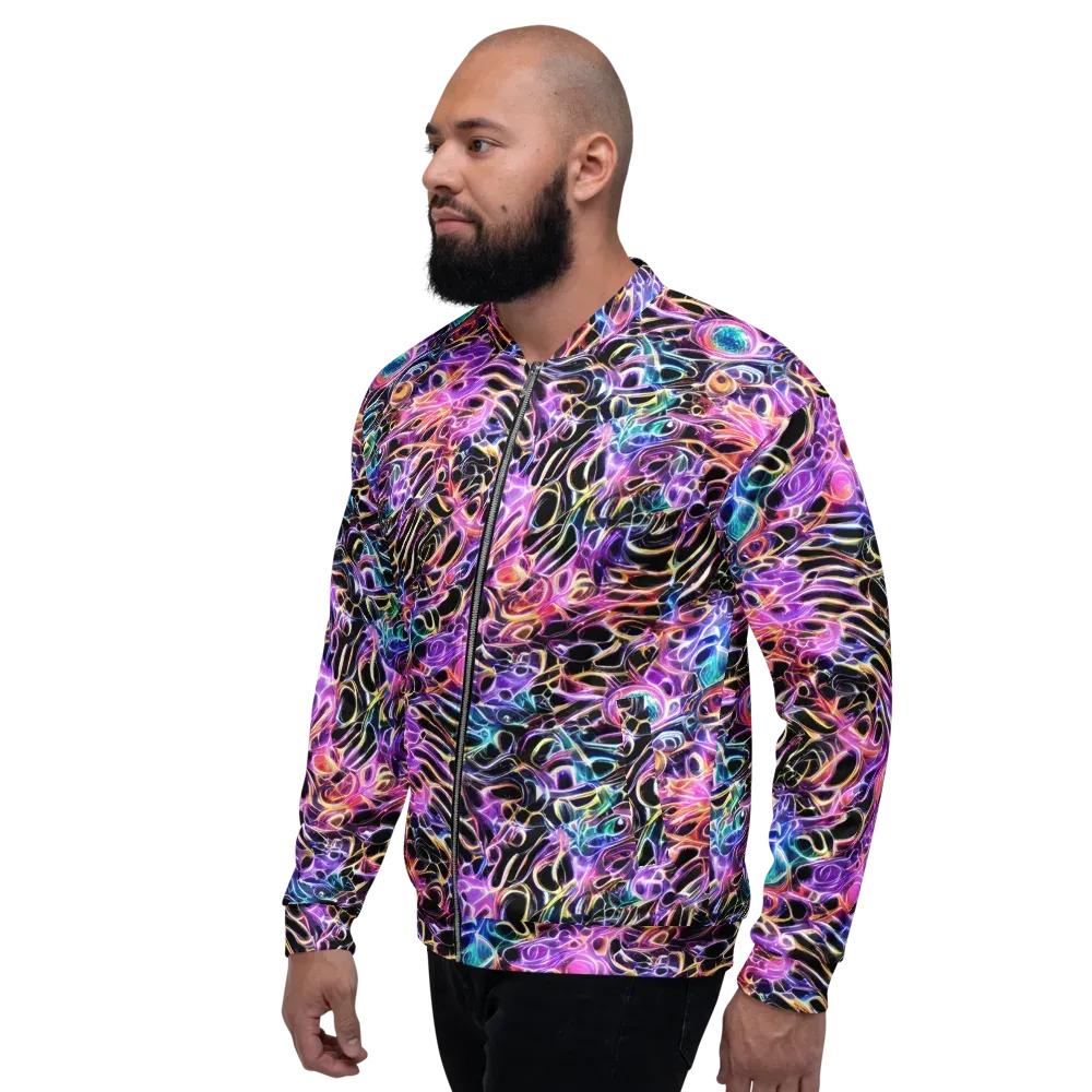 Afterglow Surge on Bomber Jacket — Left