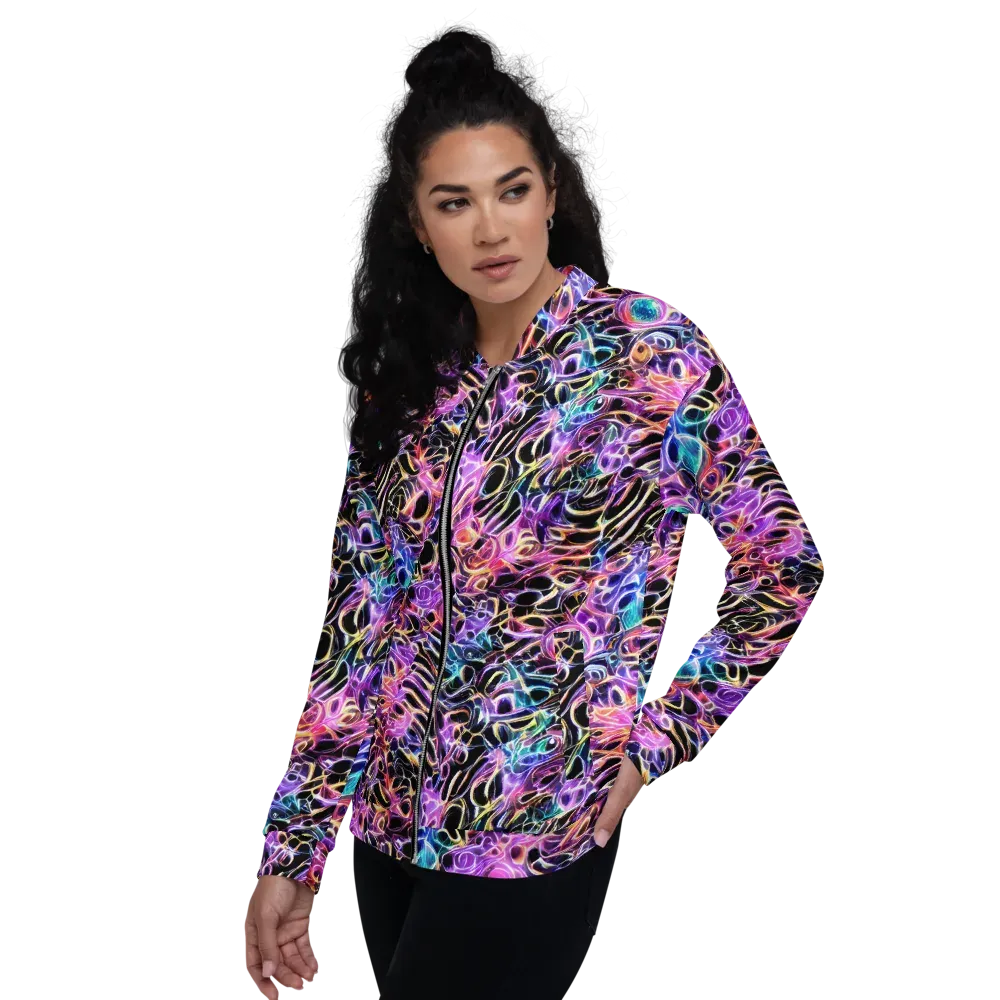 Afterglow Surge on Bomber Jacket — Left