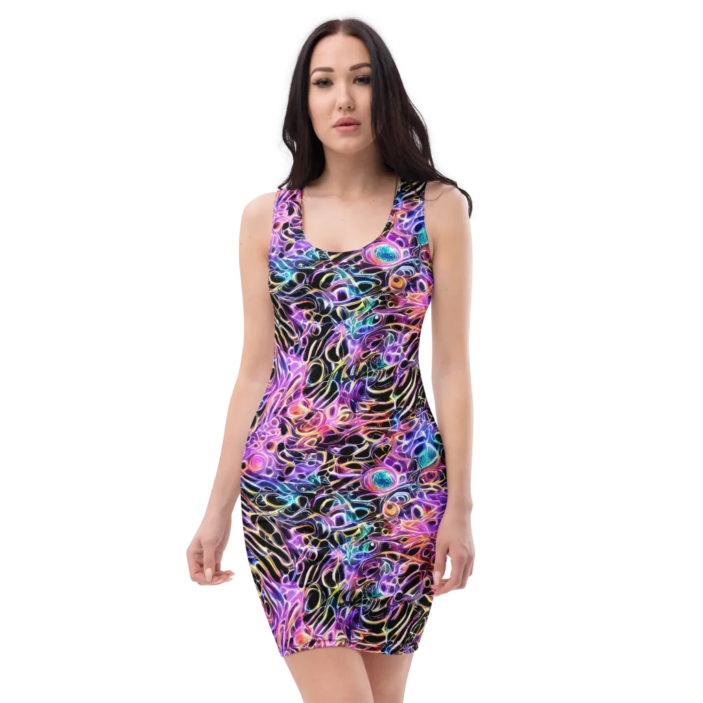 Afterglow Surge on Bodycon Dress — Front