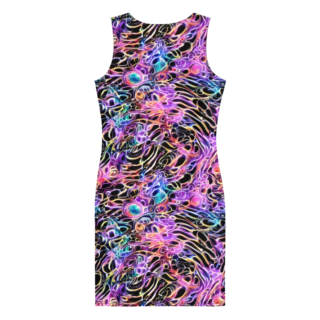 Afterglow Surge on Bodycon Dress — Back