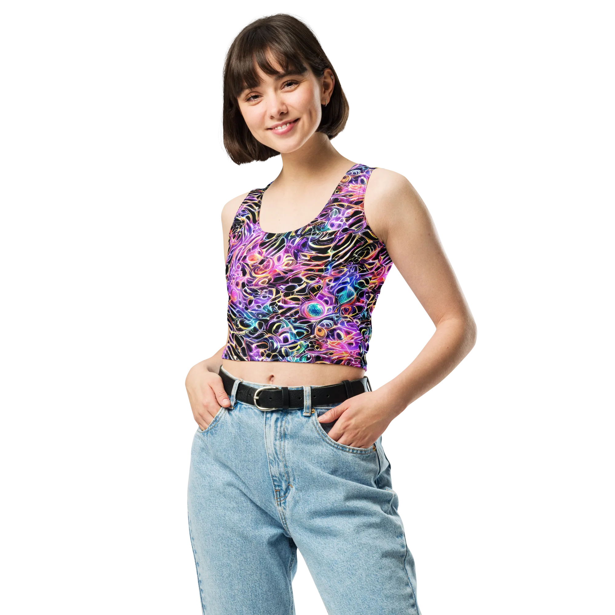 Afterglow Surge on Crop Top — Front
