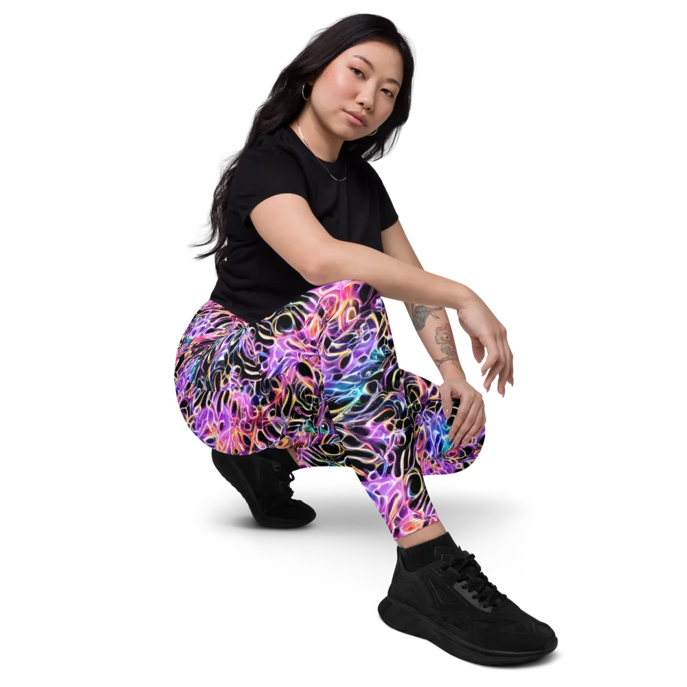 Afterglow Surge on Leggings with Pockets — Right Front