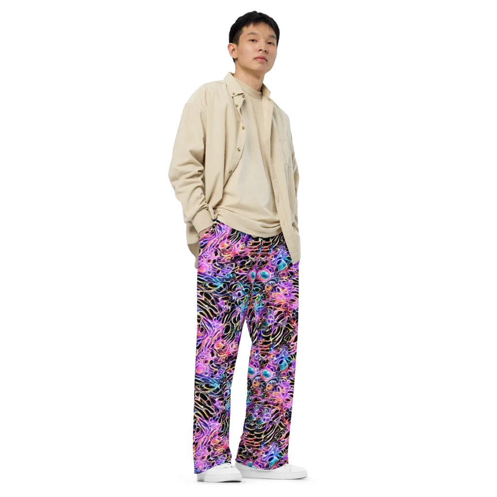 Afterglow Surge on Wide-Leg Pants — Right Front