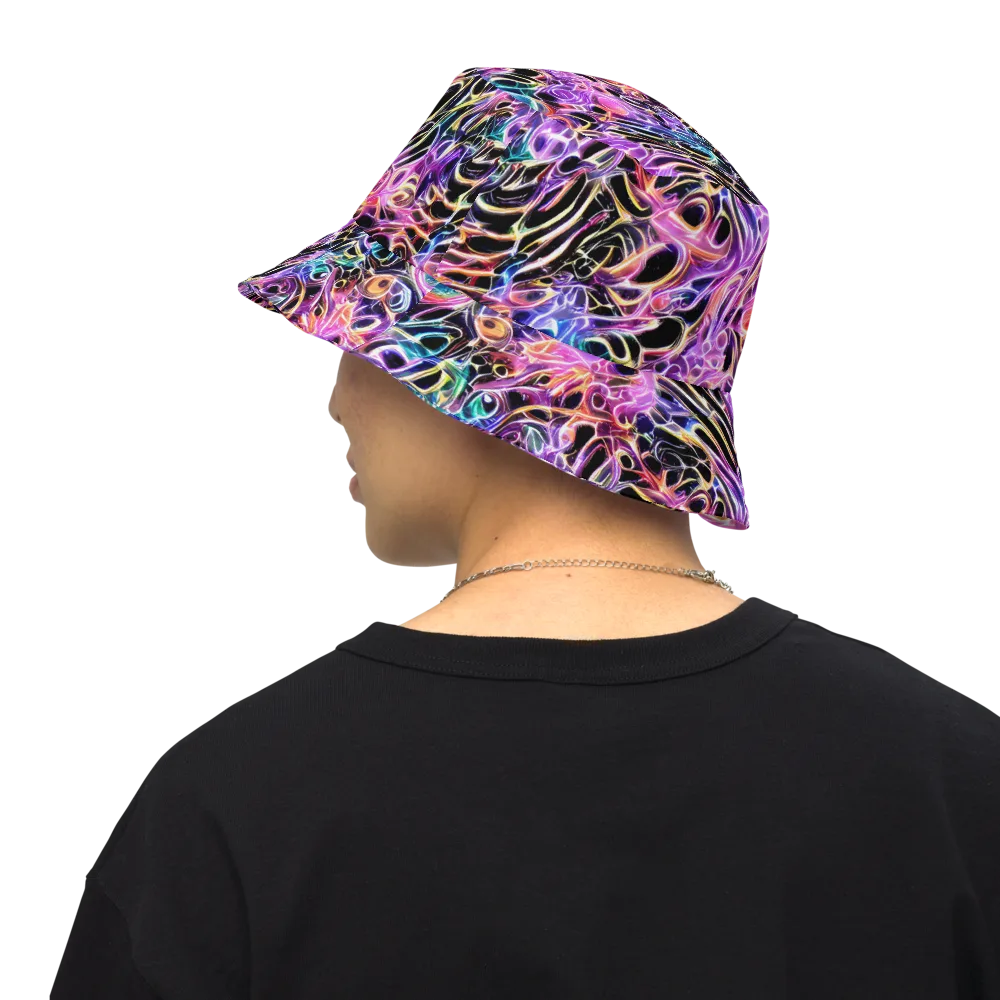 Afterglow Surge on Reversible Bucket Hat — Back Inside