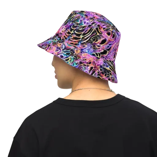 Afterglow Surge on a Reversible Bucket Hat