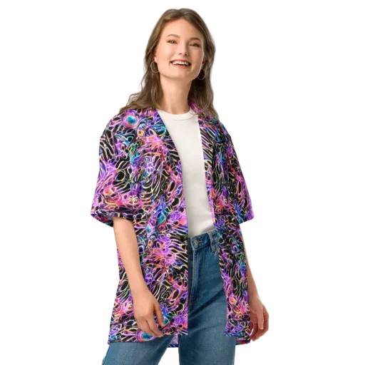 Afterglow Surge on a Button Shirt