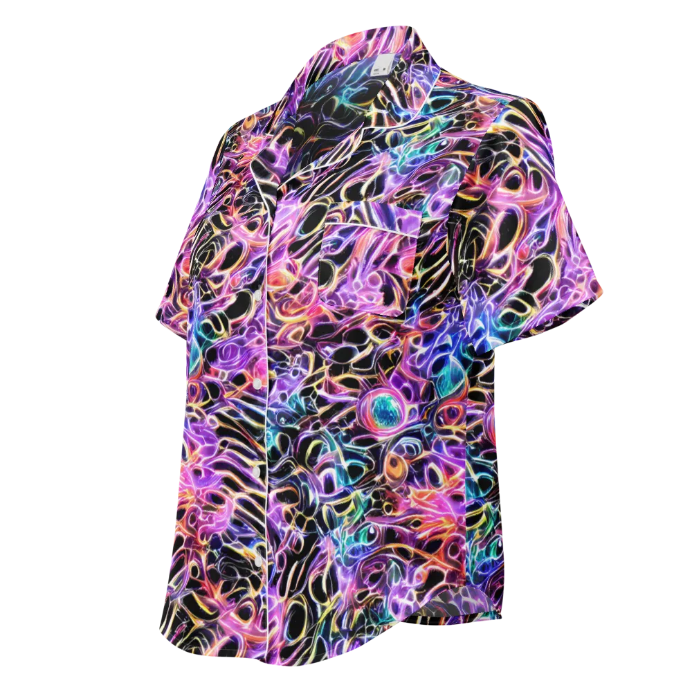 Afterglow Surge on Women's Short Sleeve Pajama Top — Left Front