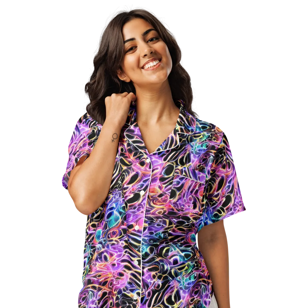 Afterglow Surge on Women's Short Sleeve Pajama Top — Front