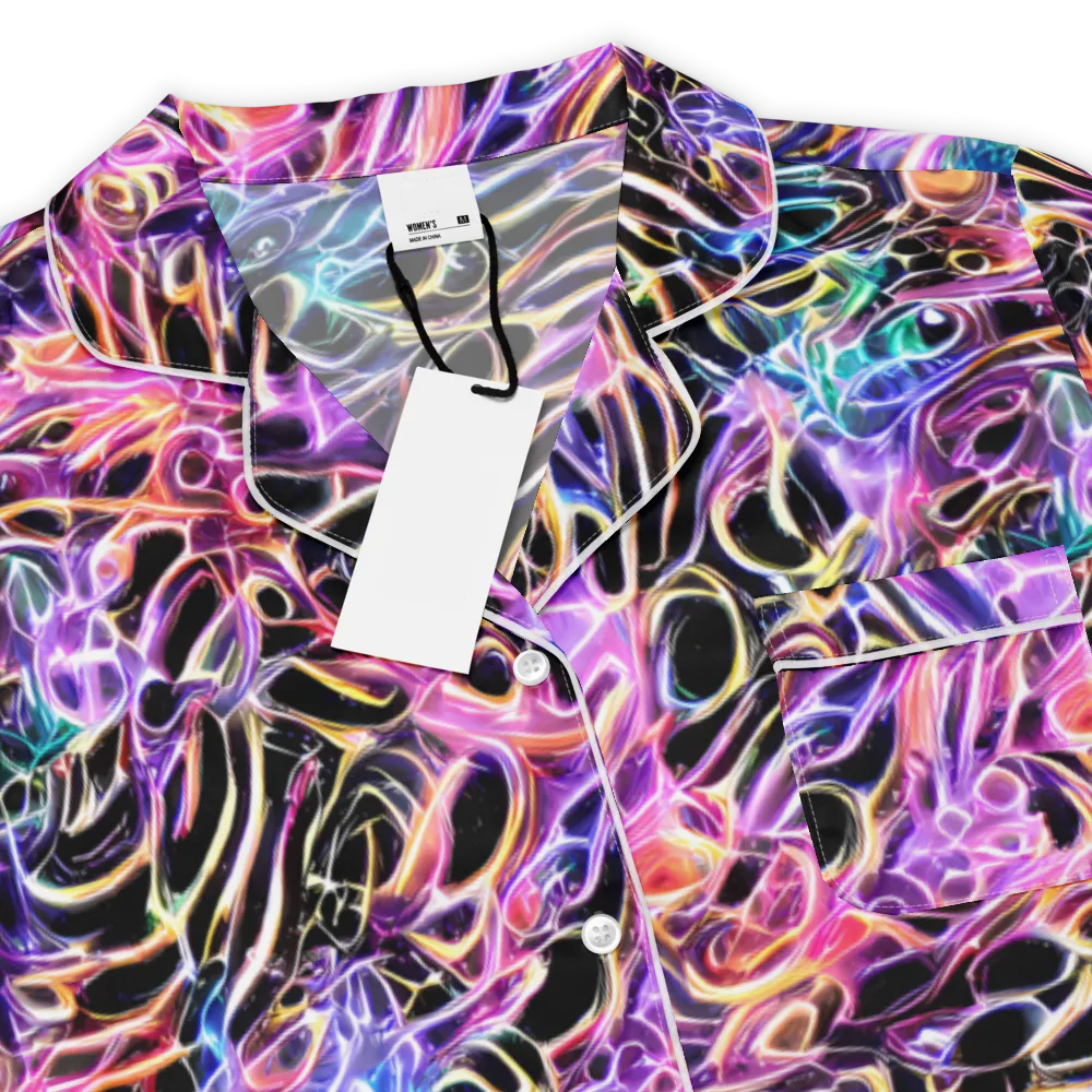 Afterglow Surge on Women's Short Sleeve Pajama Top — Product details