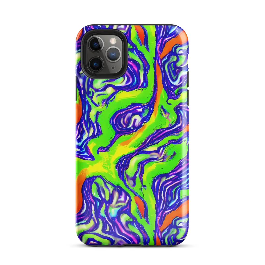 Psychic Marbling on Tough Case for iPhone® — Front