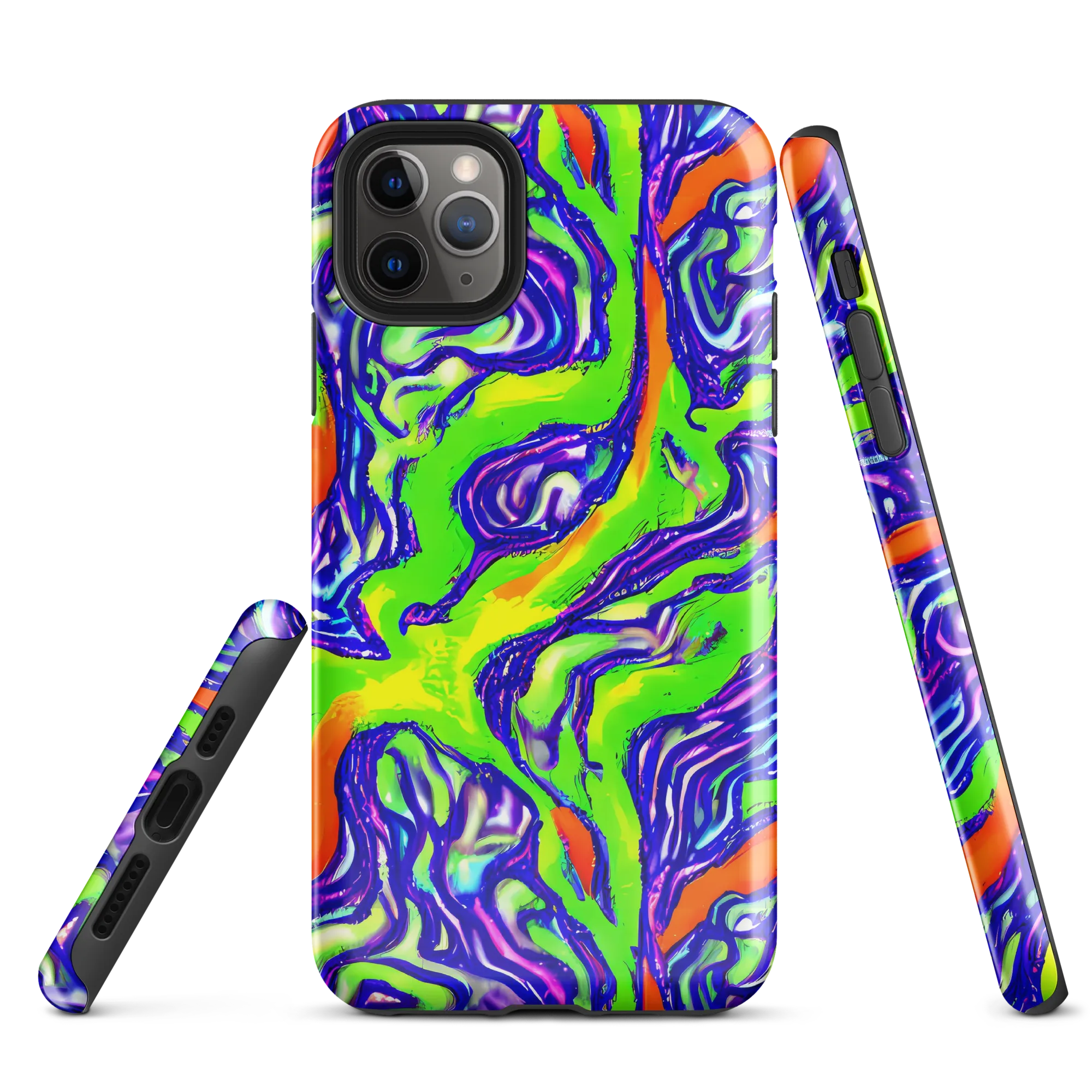Psychic Marbling on Tough Case for iPhone® — Front
