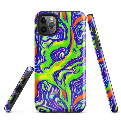 Psychic Marbling on a Tough Case for iPhone®