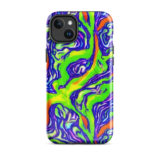 Psychic Marbling on a MagSafe Tough Case for iPhone®
