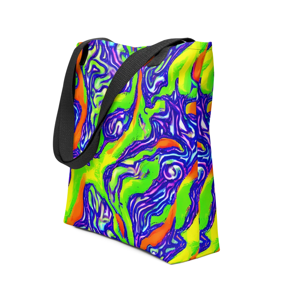 Psychic Marbling on Tote Bag — Front