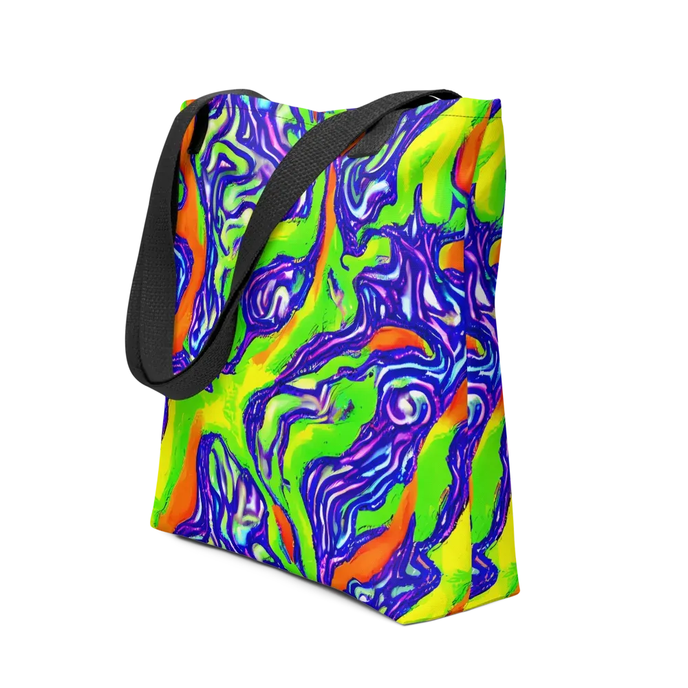 Psychic Marbling on Tote Bag — Front