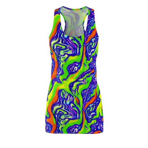 Psychic Marbling on a Racerback Dress