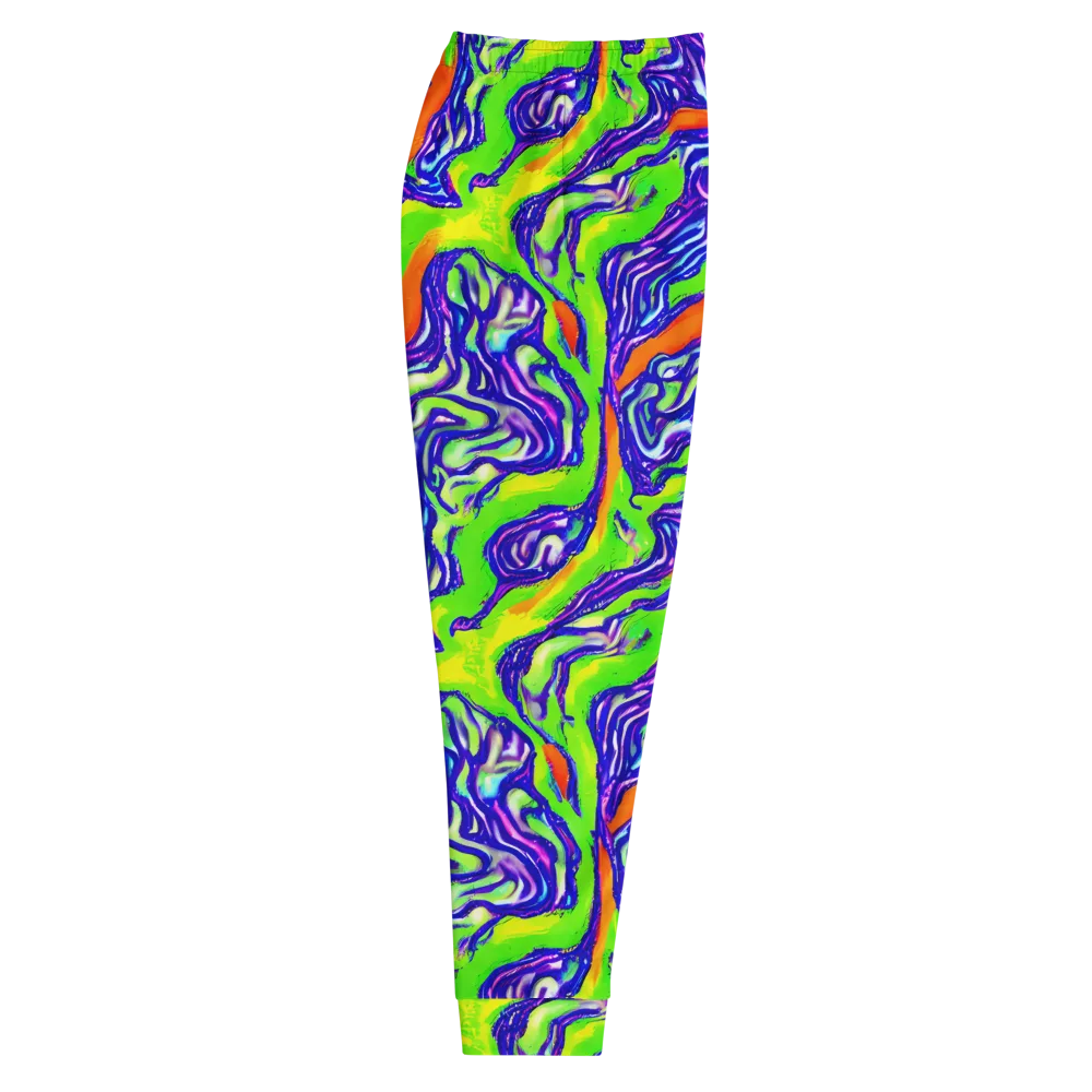 Psychic Marbling on Men's Joggers — Right