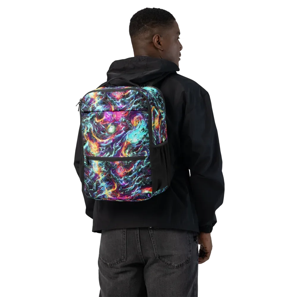 Fathomless Glow on Utility Backpack — Back