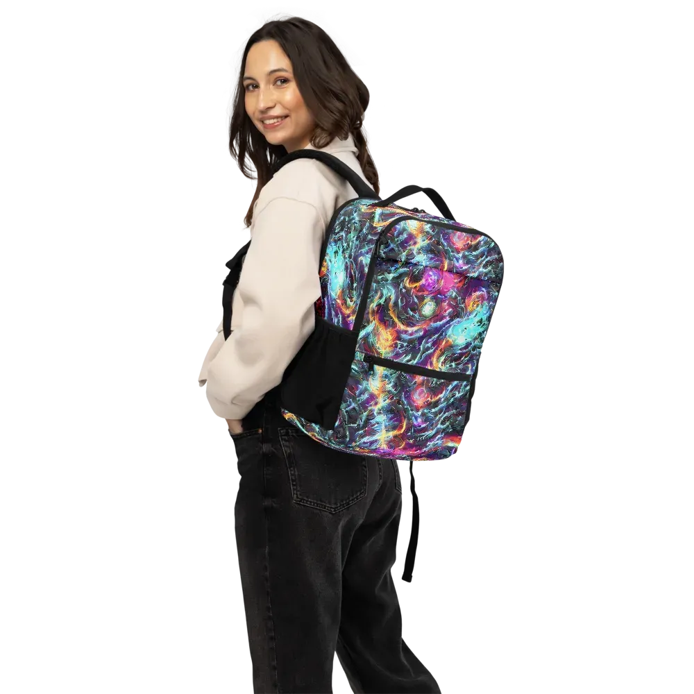 Fathomless Glow on Utility Backpack — Back