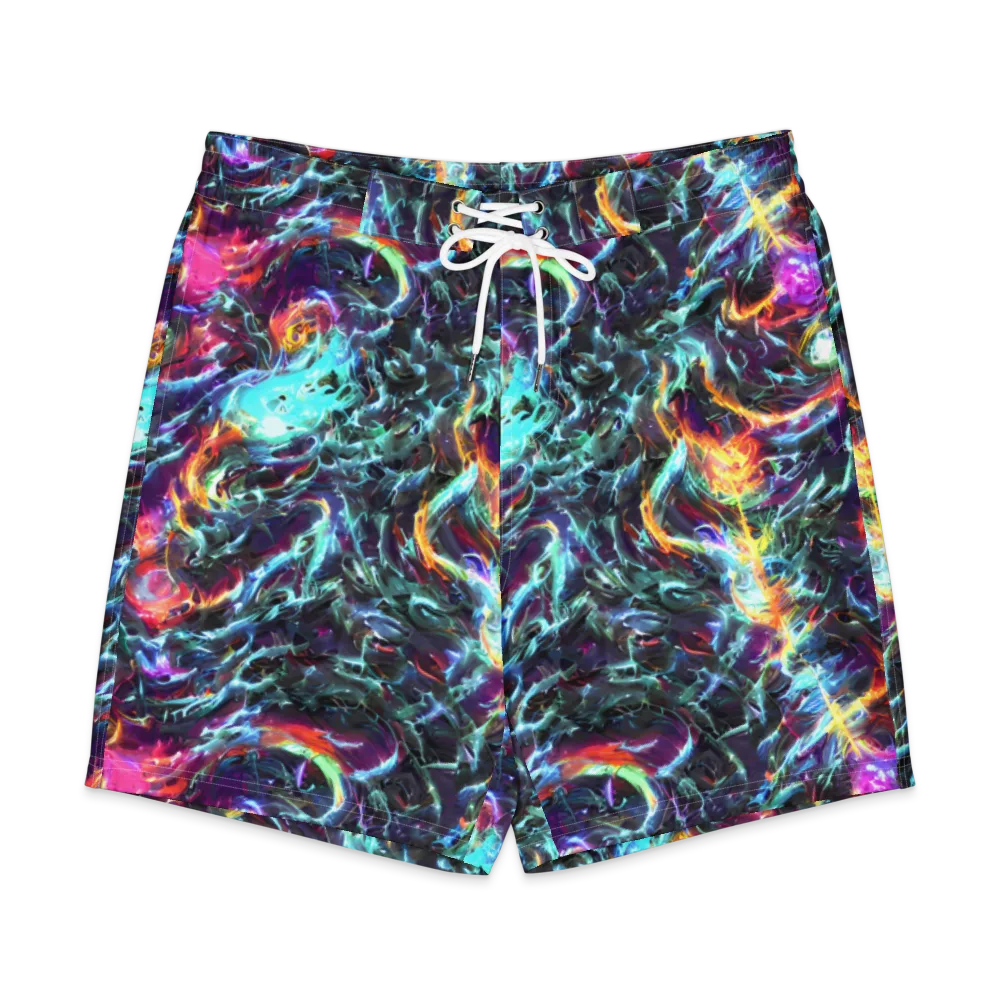 Fathomless Glow on Men's Board Shorts — Front