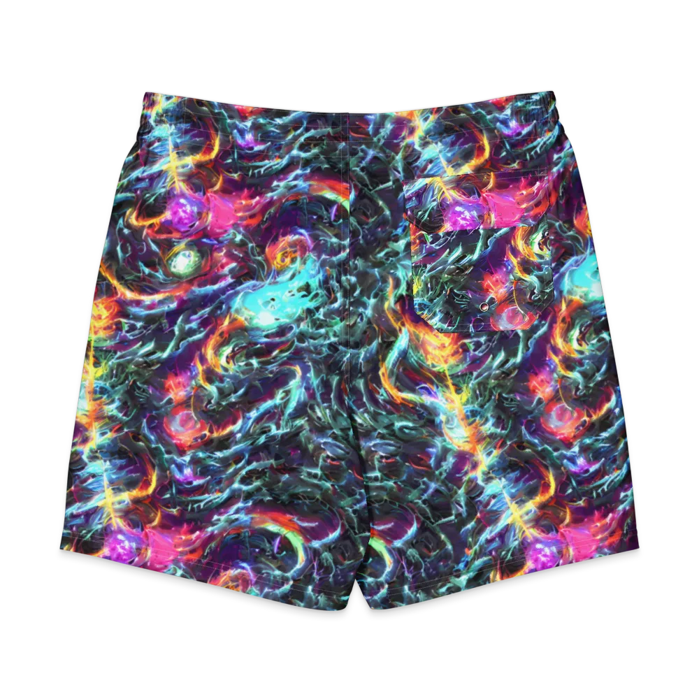 Fathomless Glow on Men's Board Shorts — Back