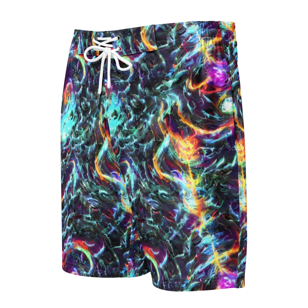 Fathomless Glow on Men's Board Shorts — Front