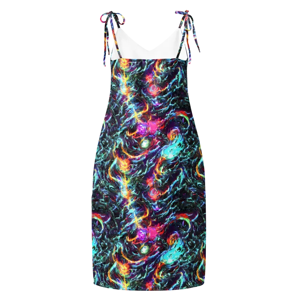 Fathomless Glow on Slip Dress — Back