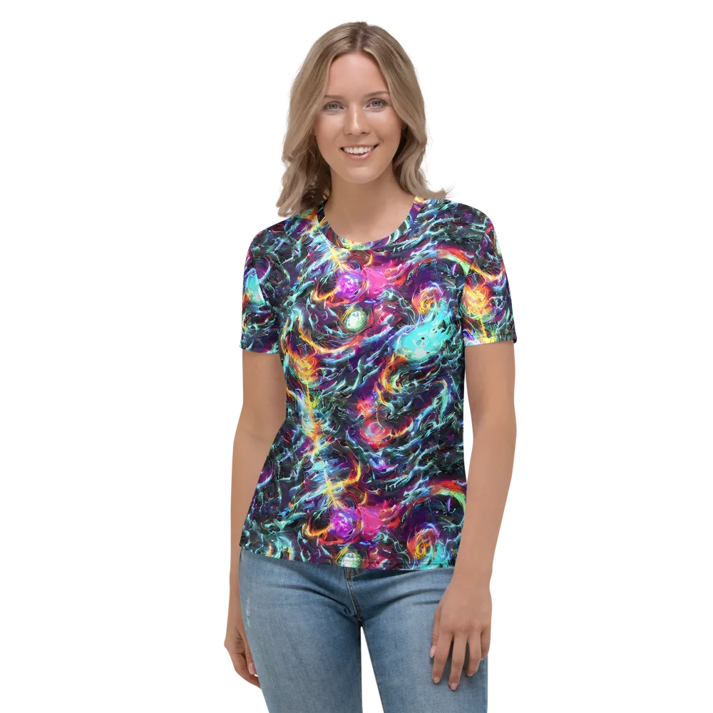Fathomless Glow on Women's Crew Neck T-Shirt — Front