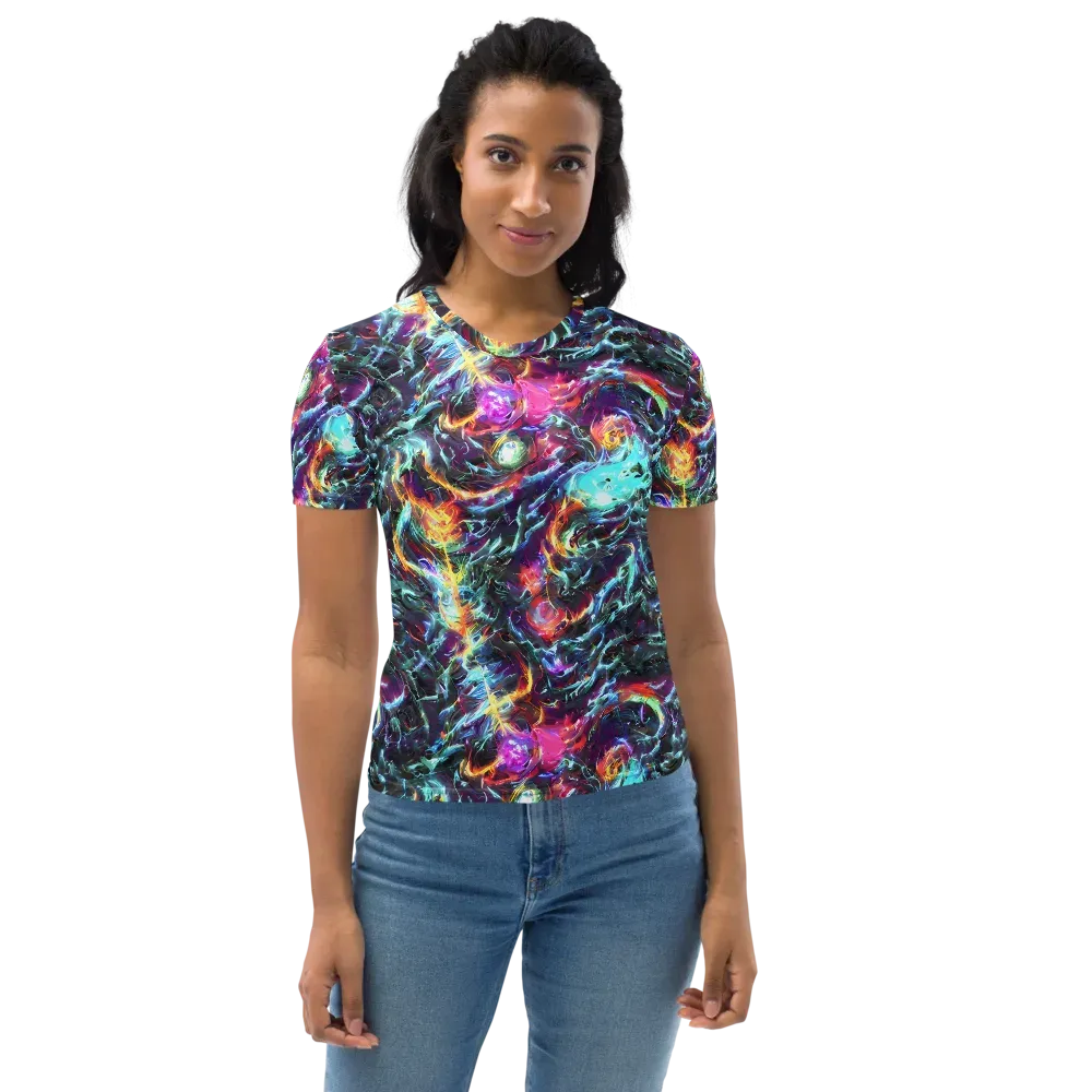 Fathomless Glow on Women's Crew Neck T-Shirt — Front
