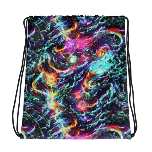 Fathomless Glow on a Drawstring Bag
