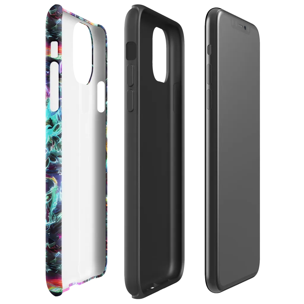 Fathomless Glow on Tough Case for iPhone® — Right