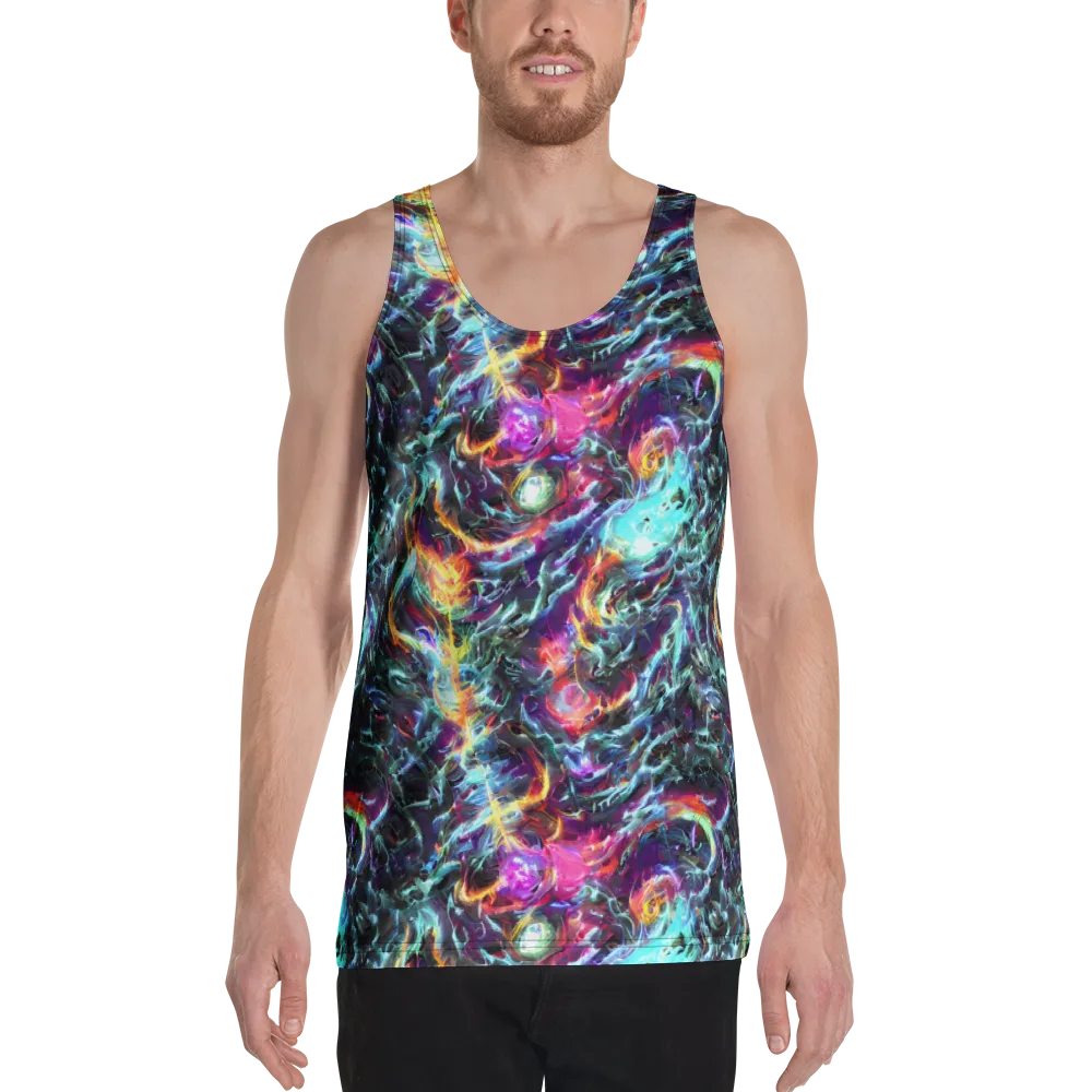 Fathomless Glow on Men's Tank Top — Front