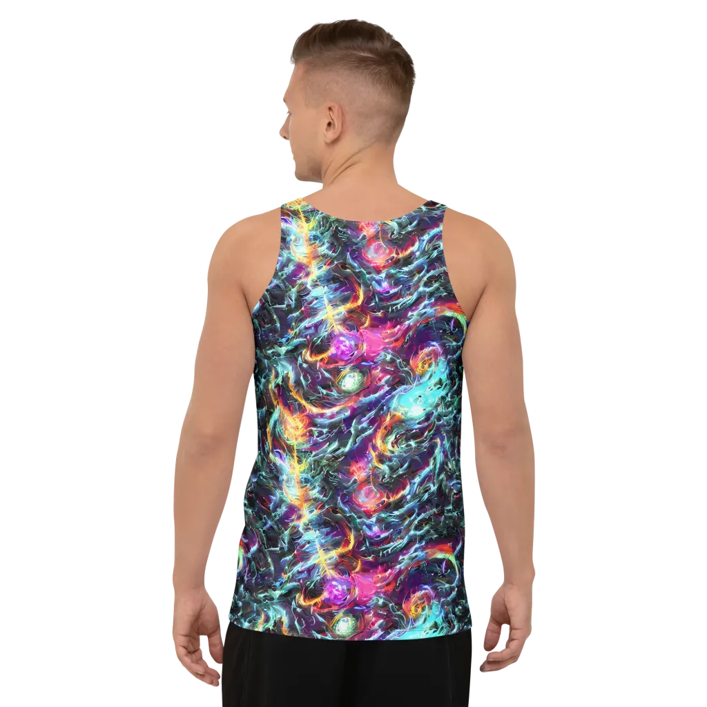 Fathomless Glow on Men's Tank Top — Back