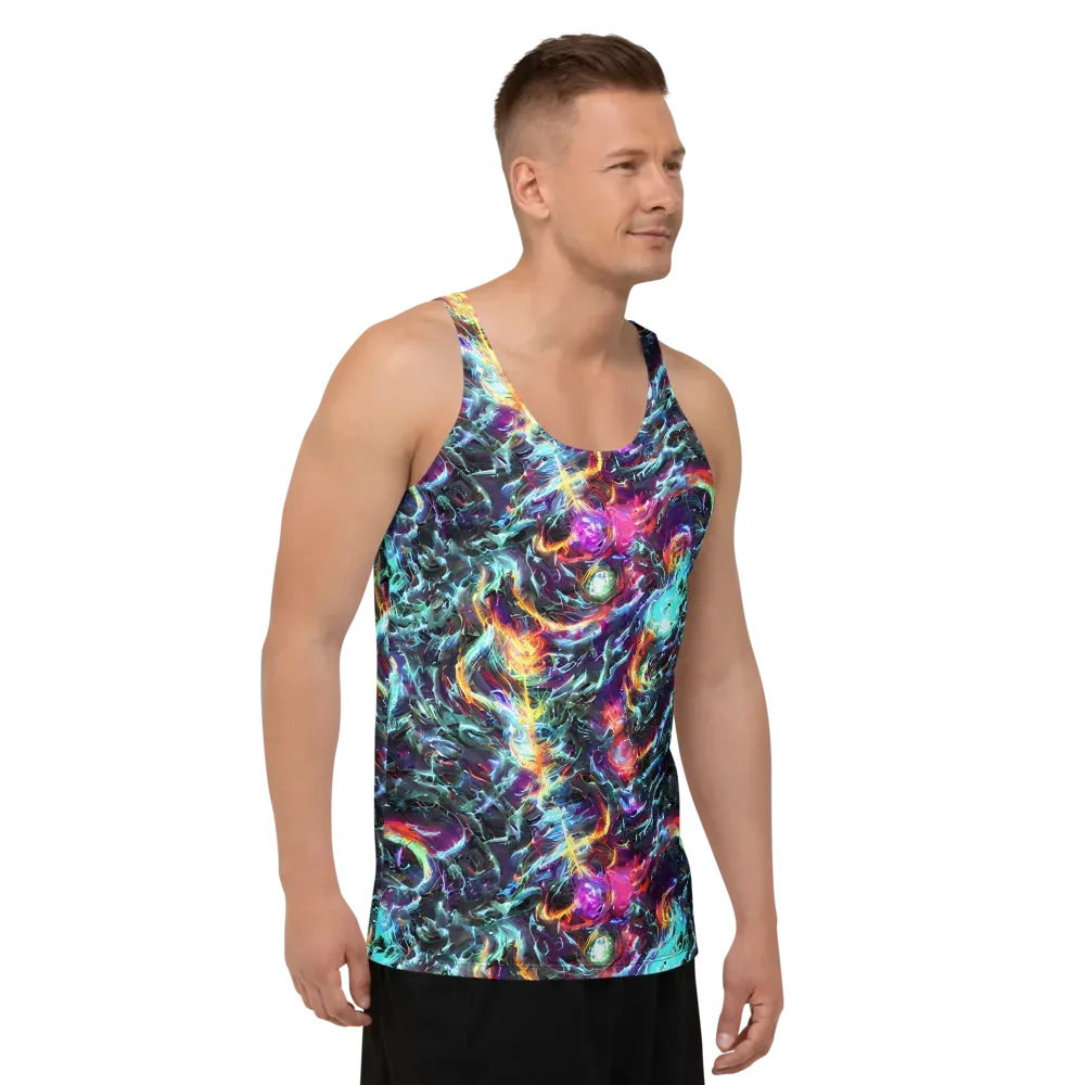 Fathomless Glow on Men's Tank Top — Right Front