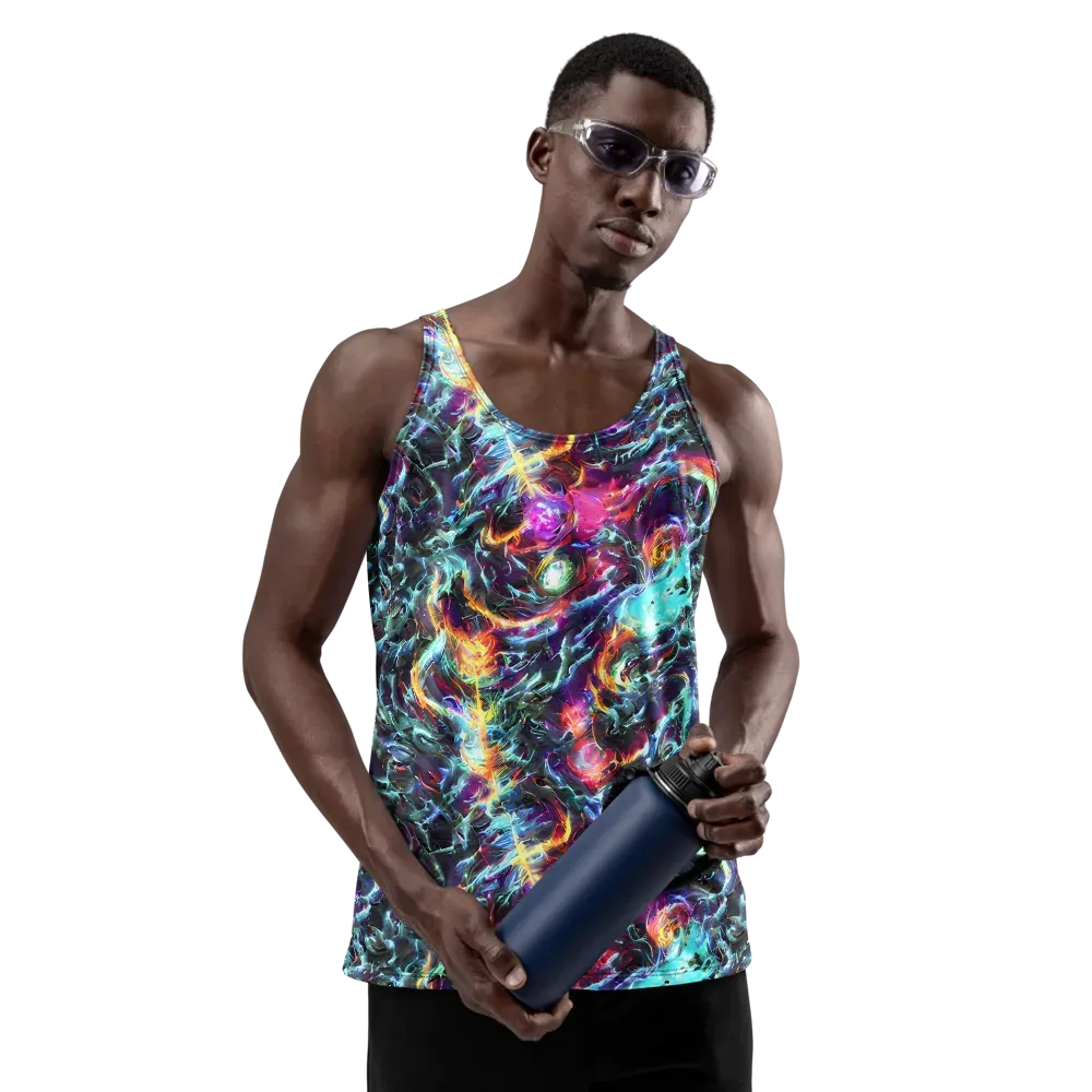 Fathomless Glow on Men's Tank Top — Front