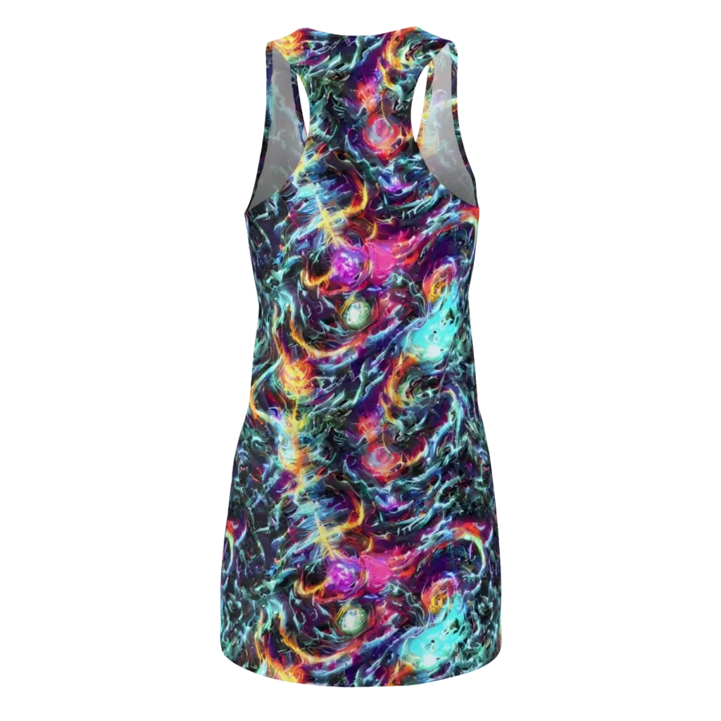 Fathomless Glow on Racerback Dress — Back