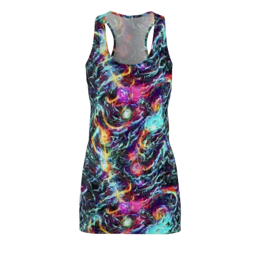 Fathomless Glow on a Racerback Dress