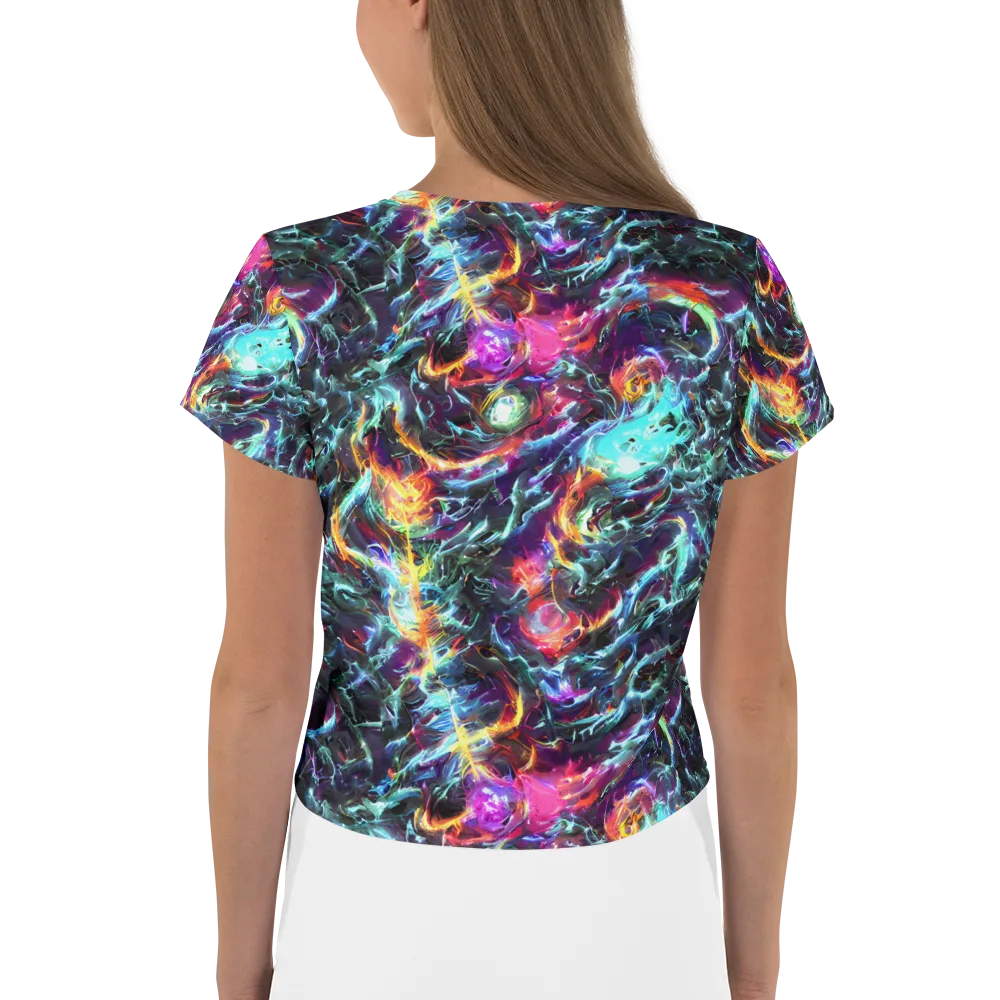 Fathomless Glow on Crop Tee — Back