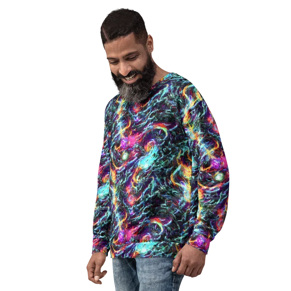 Fathomless Glow on Sweatshirt — Left Front
