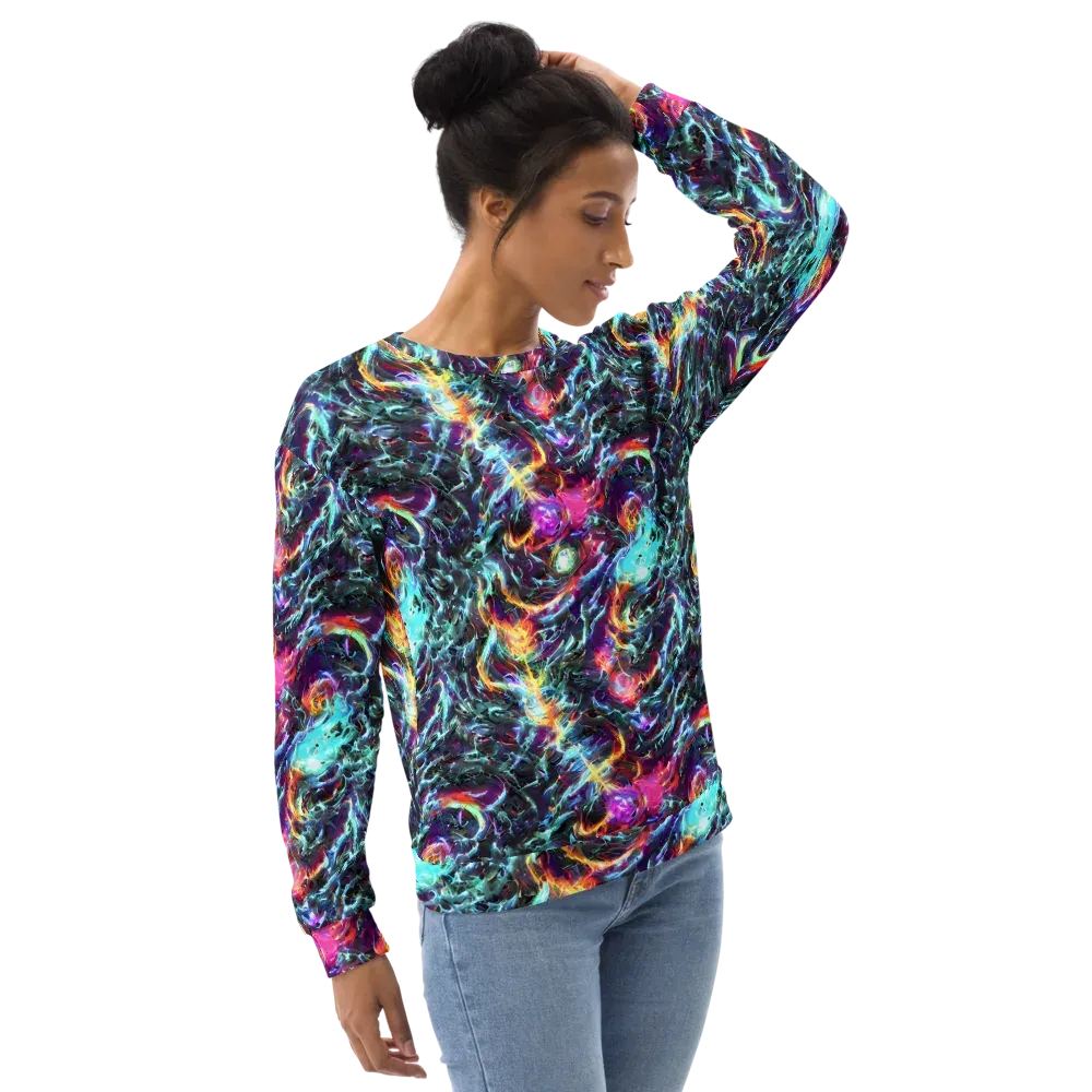 Fathomless Glow on Sweatshirt — Right Front