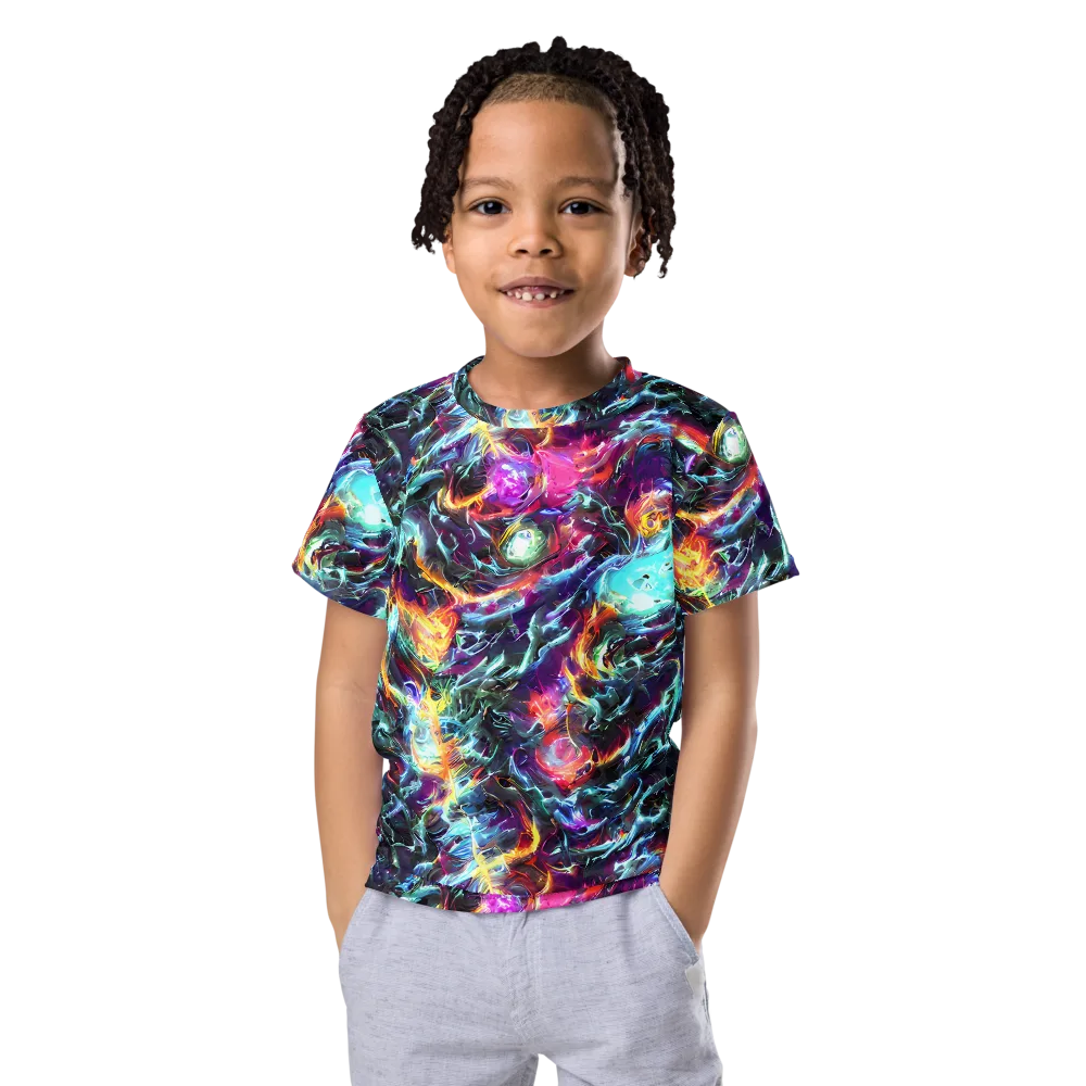 Fathomless Glow on Kids Crew Neck T-Shirt — Front